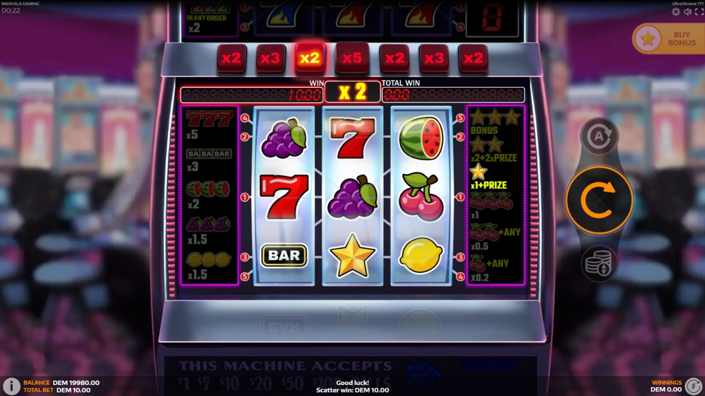 UltraXtreme 777 - Base Game